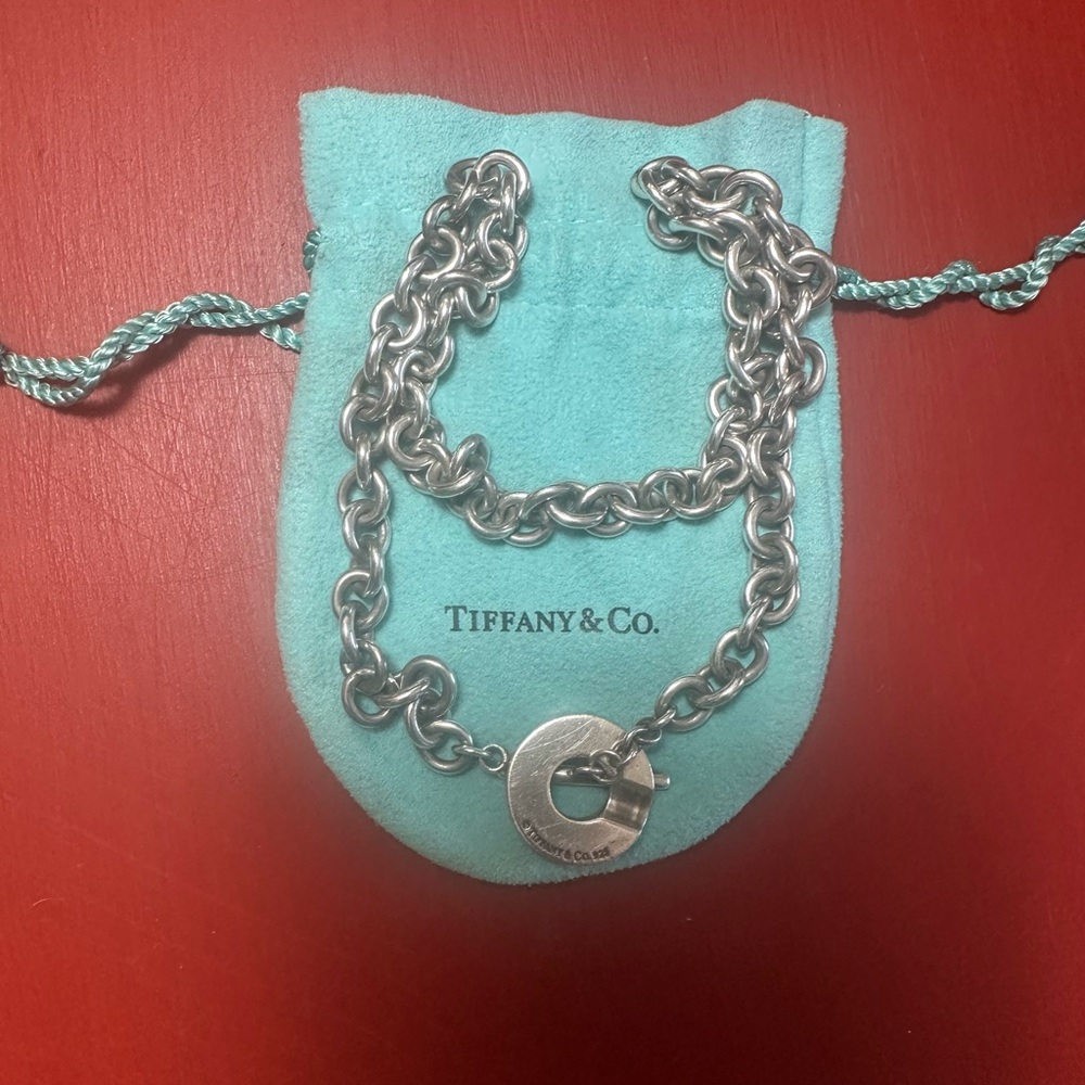 Tiffany & Co. Silver Toggle Necklace - Picture 5 of 6